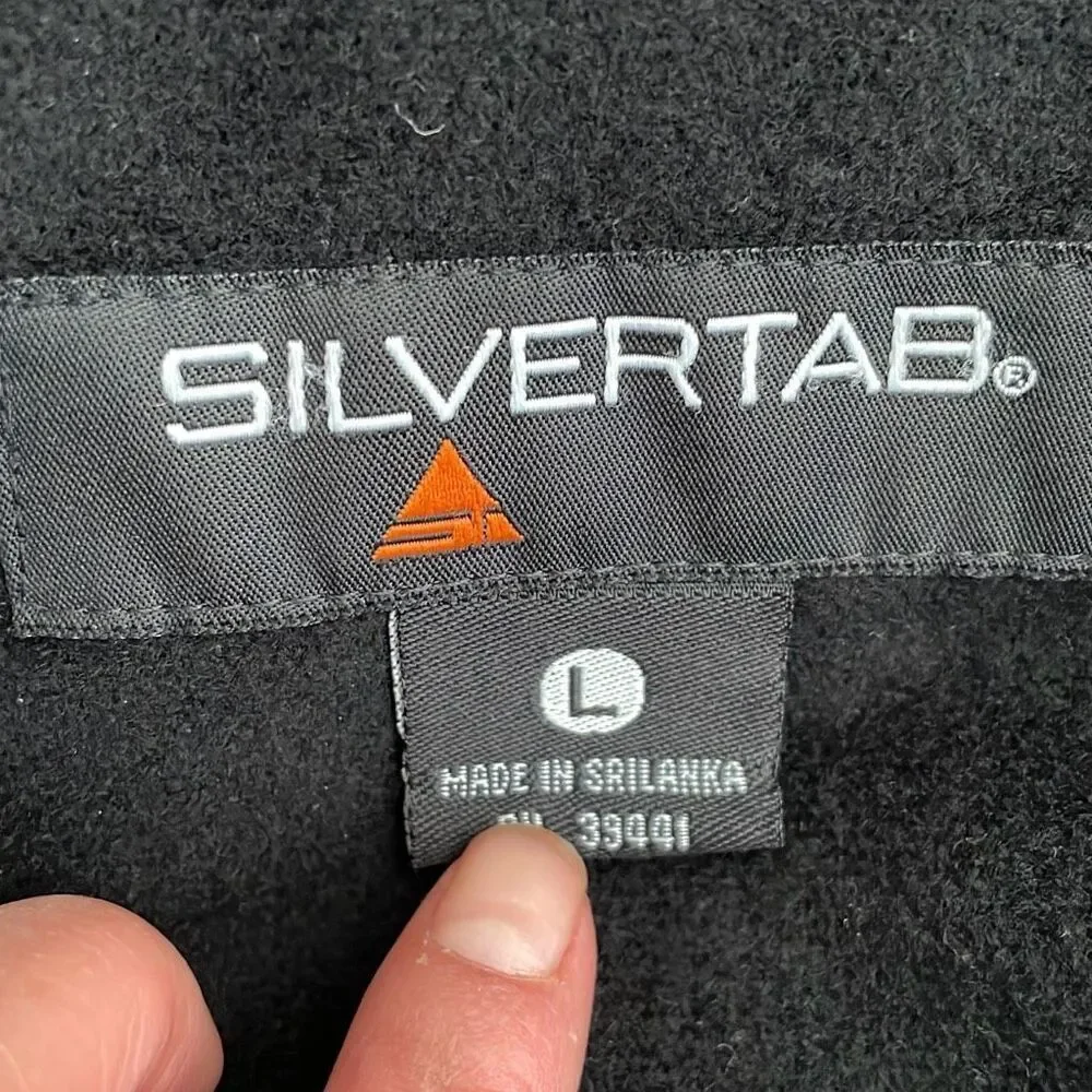 Nearly new! Levi’s SILVERTAB Charcoal Gray Canvas Fleece-Lined Zip Up Work Jacke